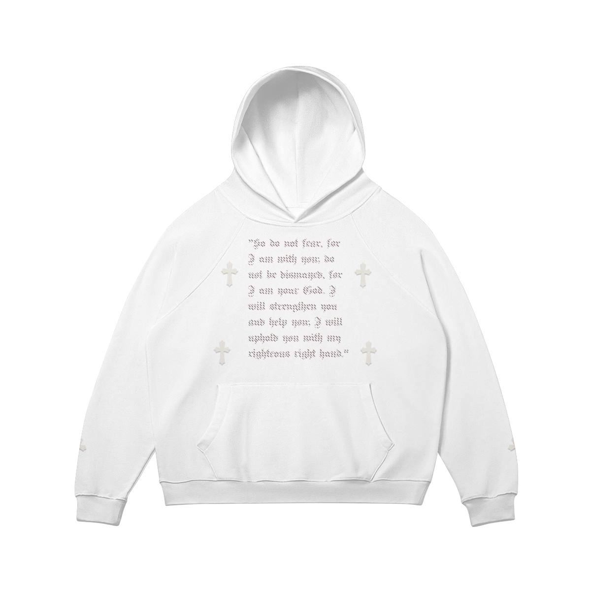 Do not cross off best sale white hoodie